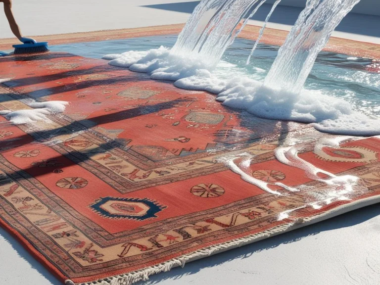 Akrilik İplik Halı Temizliği